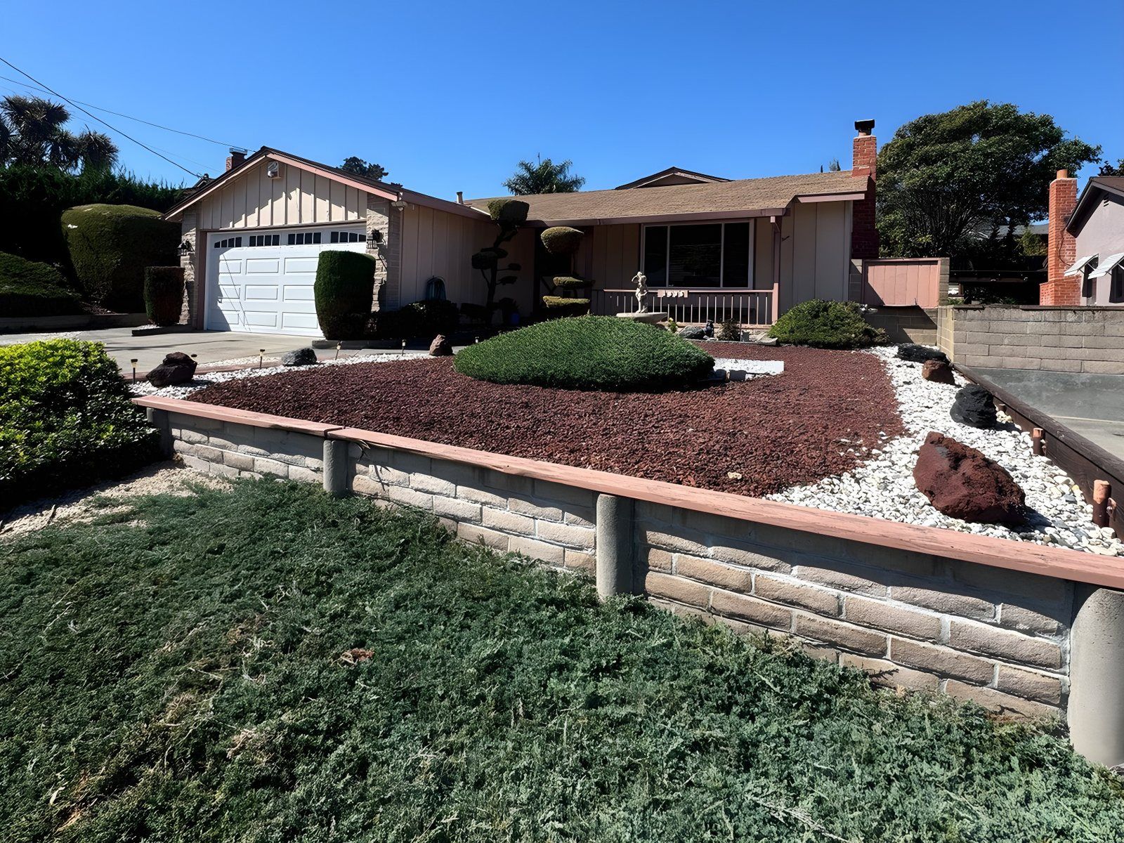 Original photo of a home's front